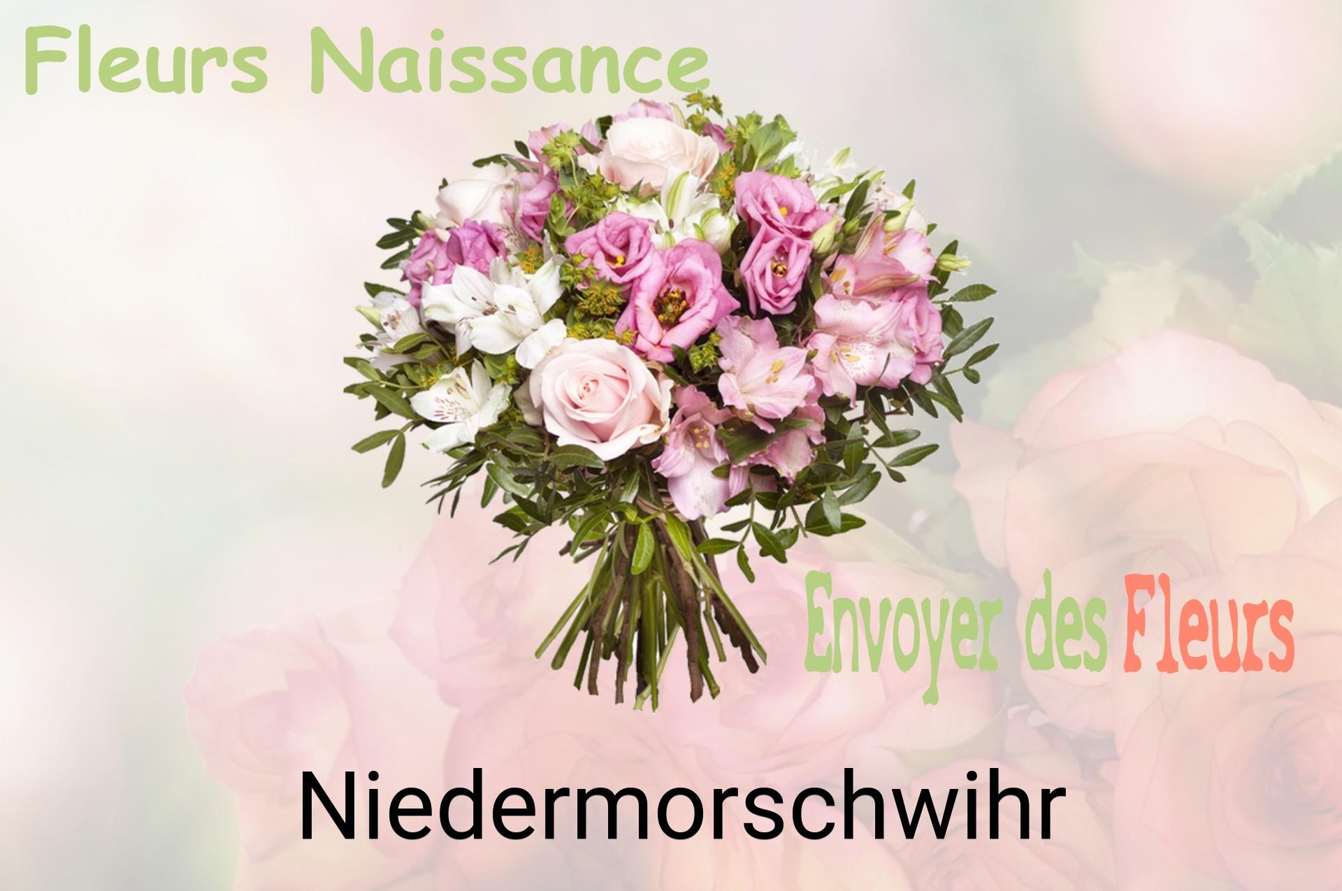 Bouquet de fleurs de naissance livré à Niedermorschwihr